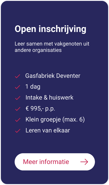 Open inschrijving PBA